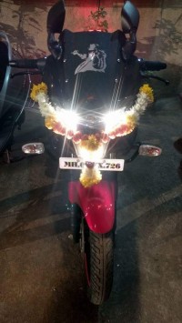 Red Black Bajaj Pulsar 220 DTSFi