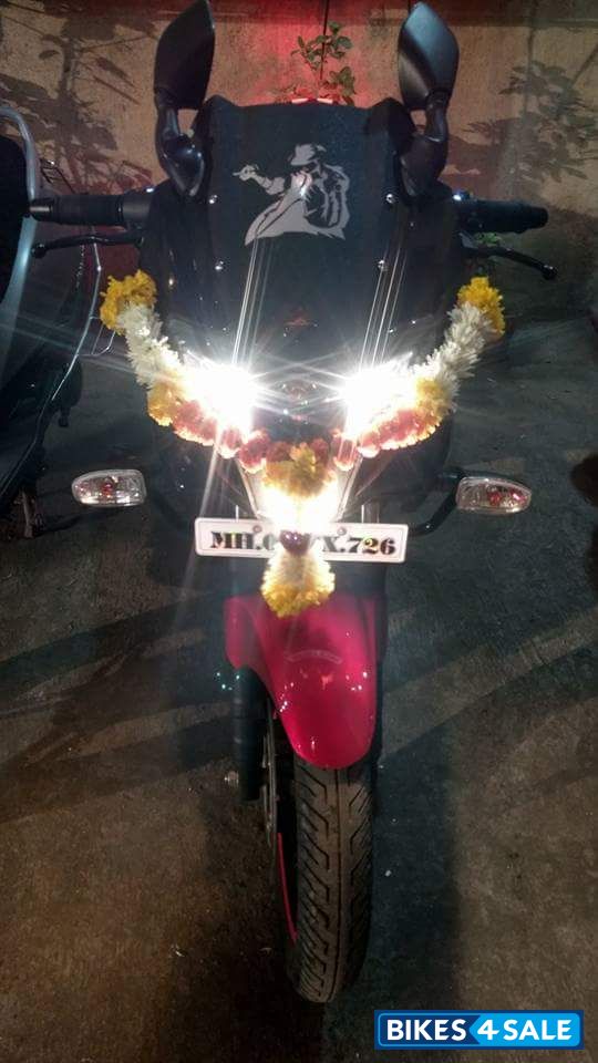 Red Black Bajaj Pulsar 220 DTSFi