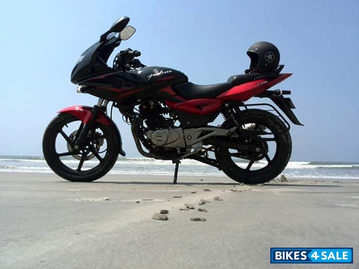 Red Black Bajaj Pulsar 220 DTSFi