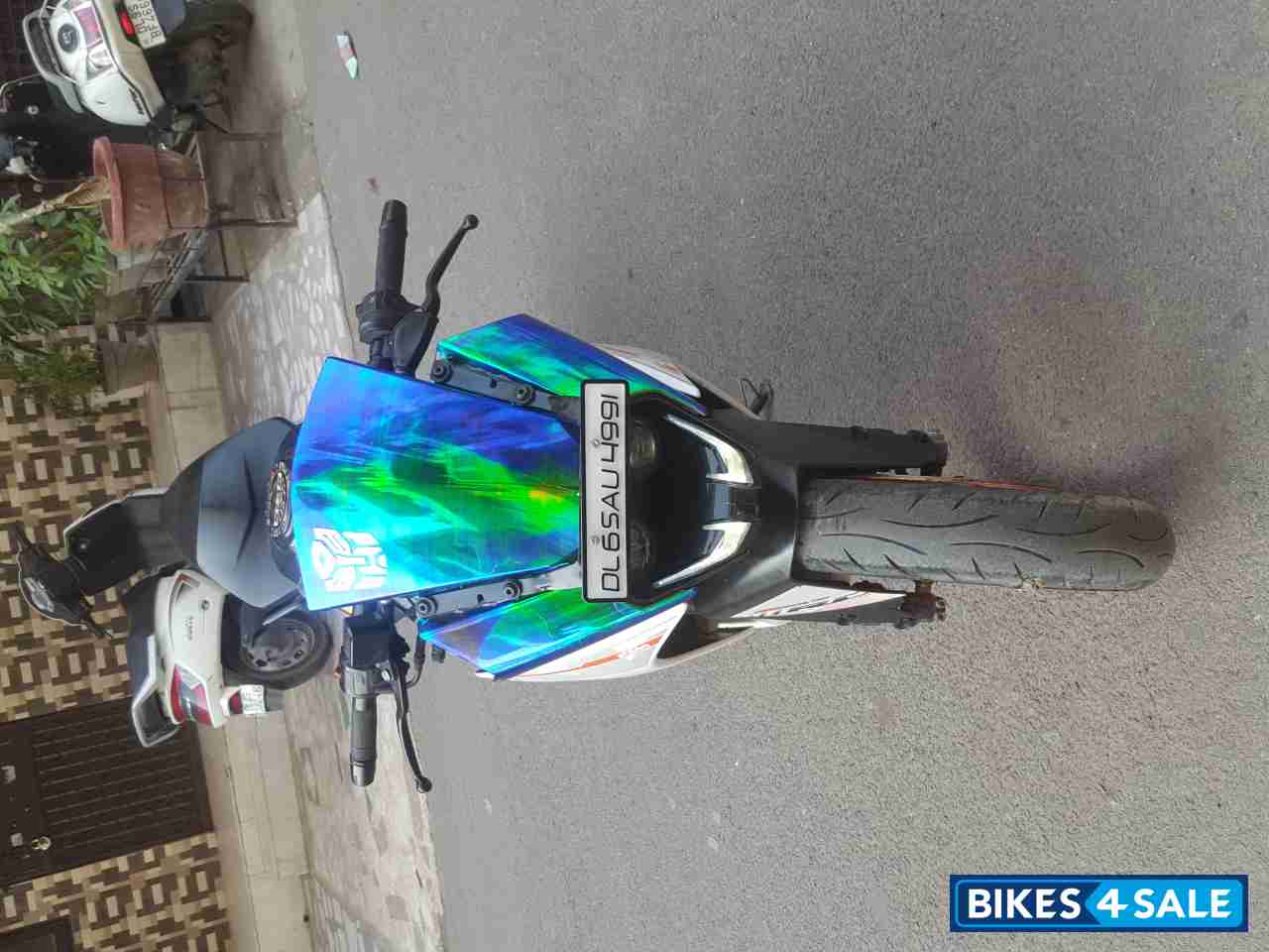 White & Orange KTM RC 390