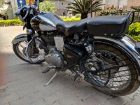 Black Royal Enfield Classic Chrome