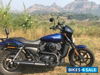 Royal Blue Harley Davidson Street 750