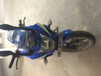 Blue Suzuki Gixxer SF