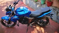 Blue Suzuki Gixxer 150