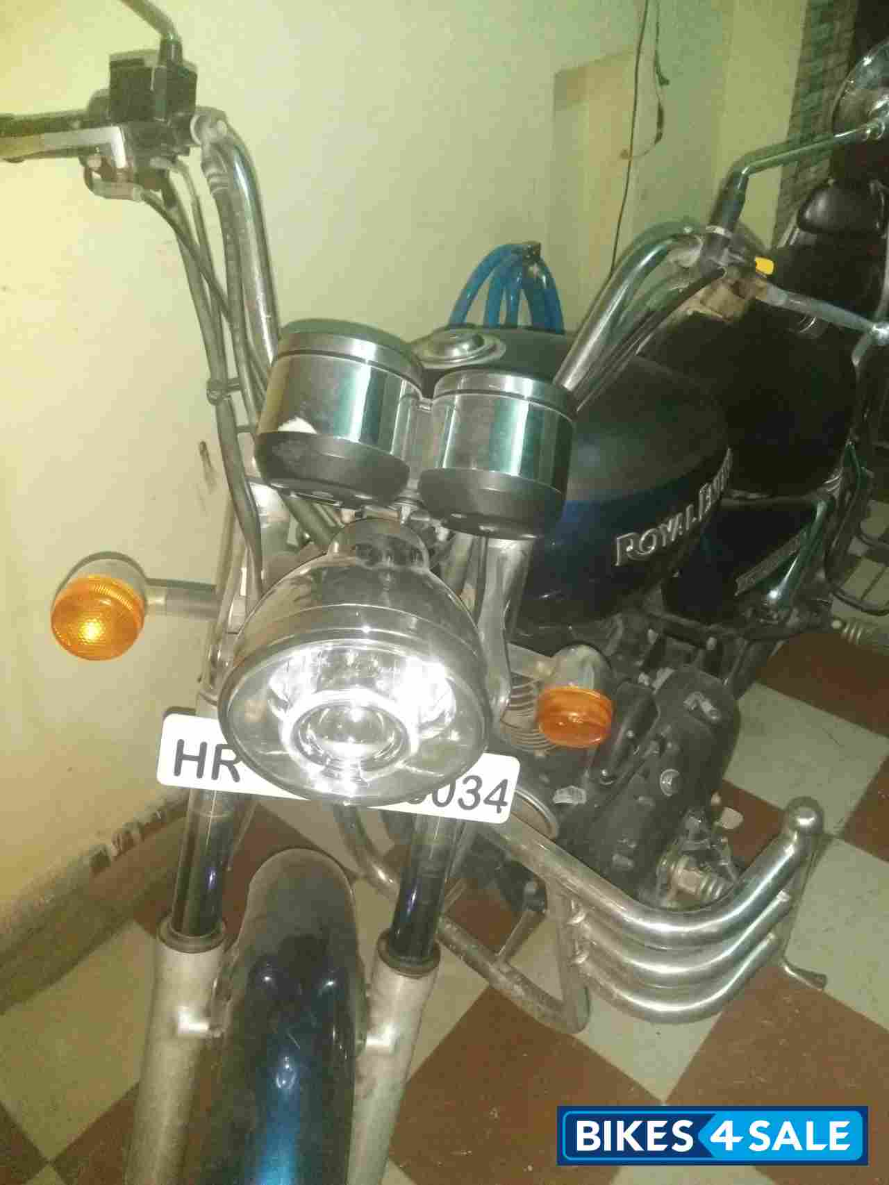 Marine Blue Royal Enfield Thunderbird 350