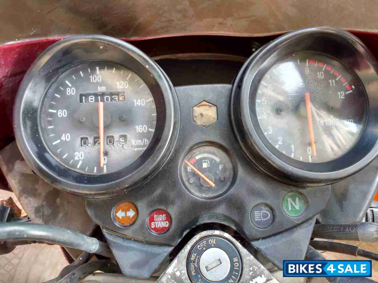 Red Bajaj Pulsar 150 DTSi