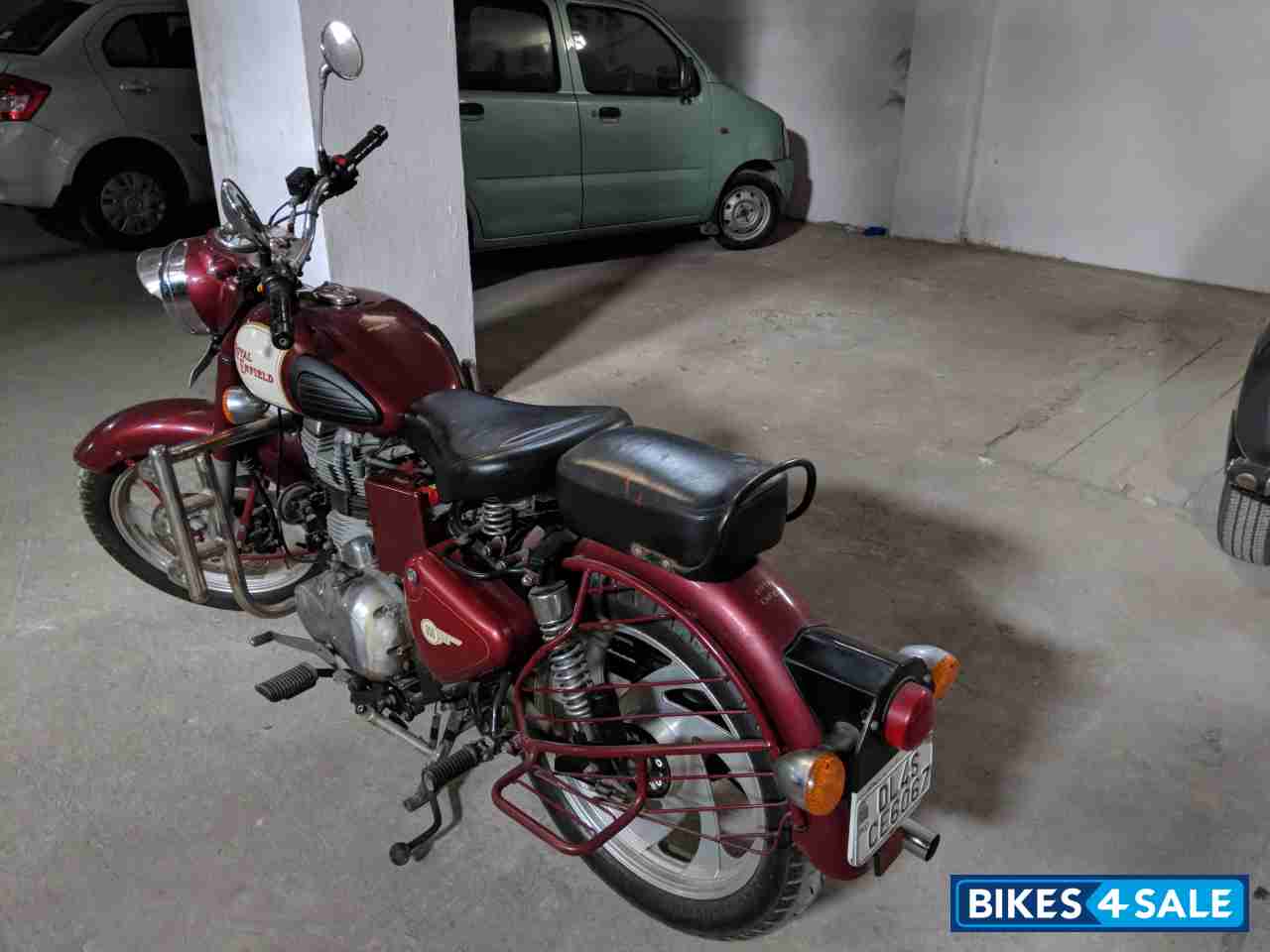 Maroon Royal Enfield Classic 350