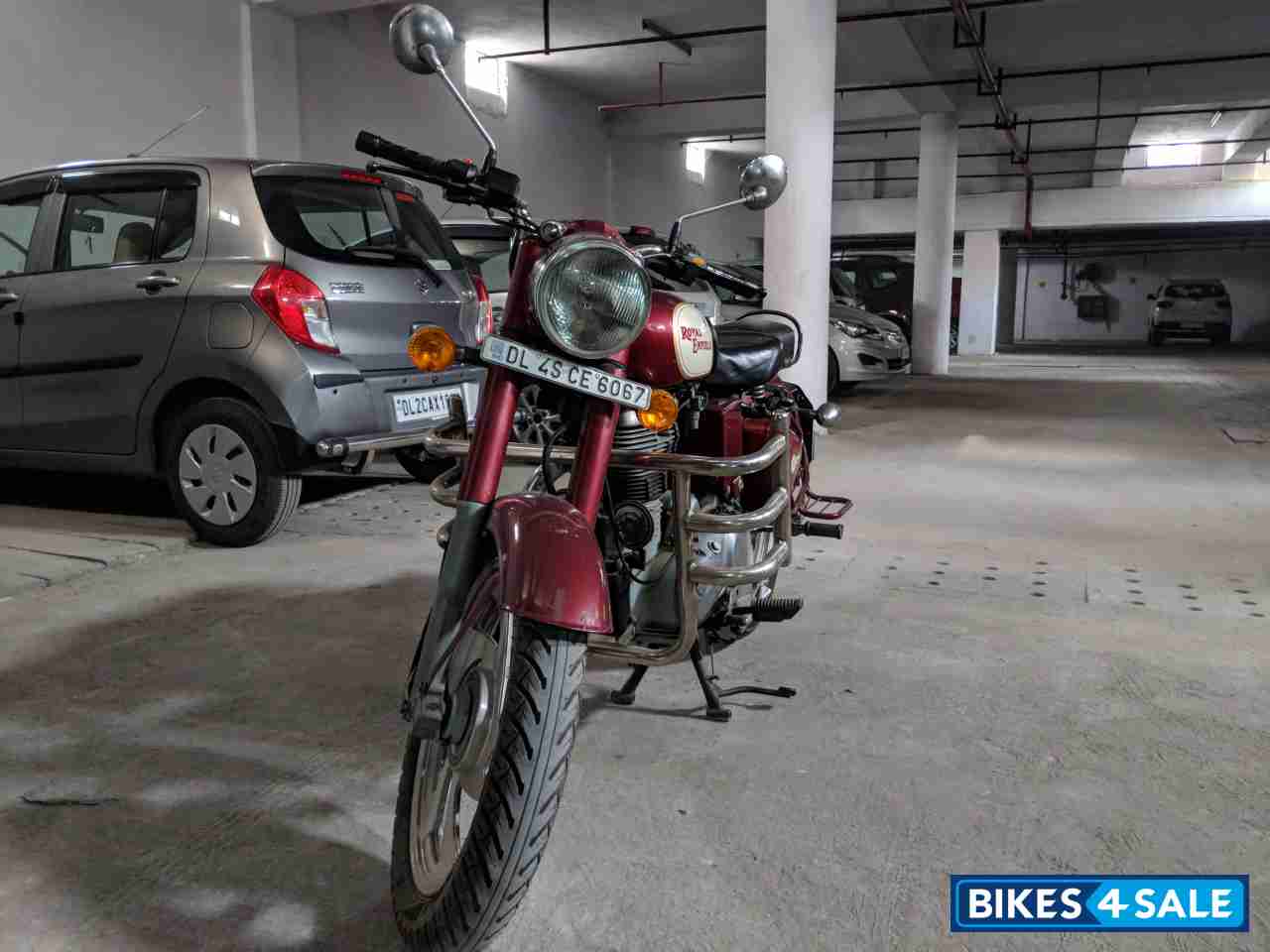 Maroon Royal Enfield Classic 350