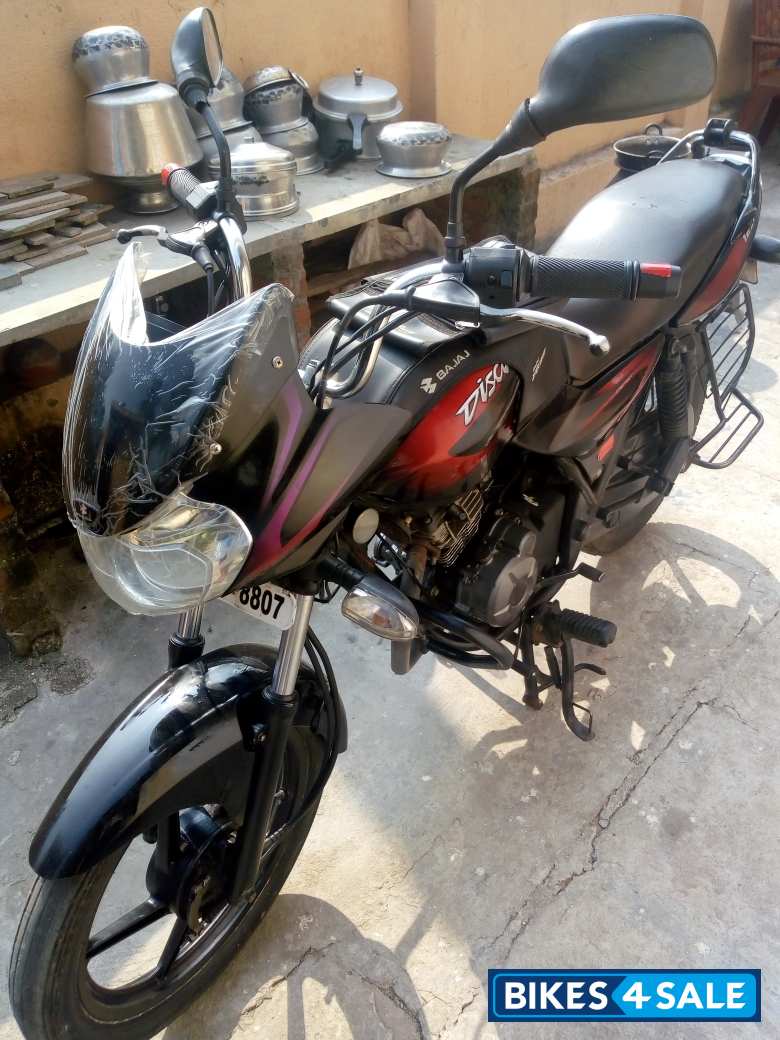 Red And Black Bajaj Discover 125
