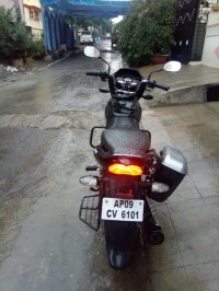 Black With Gold Ribs Mahindra Centuro