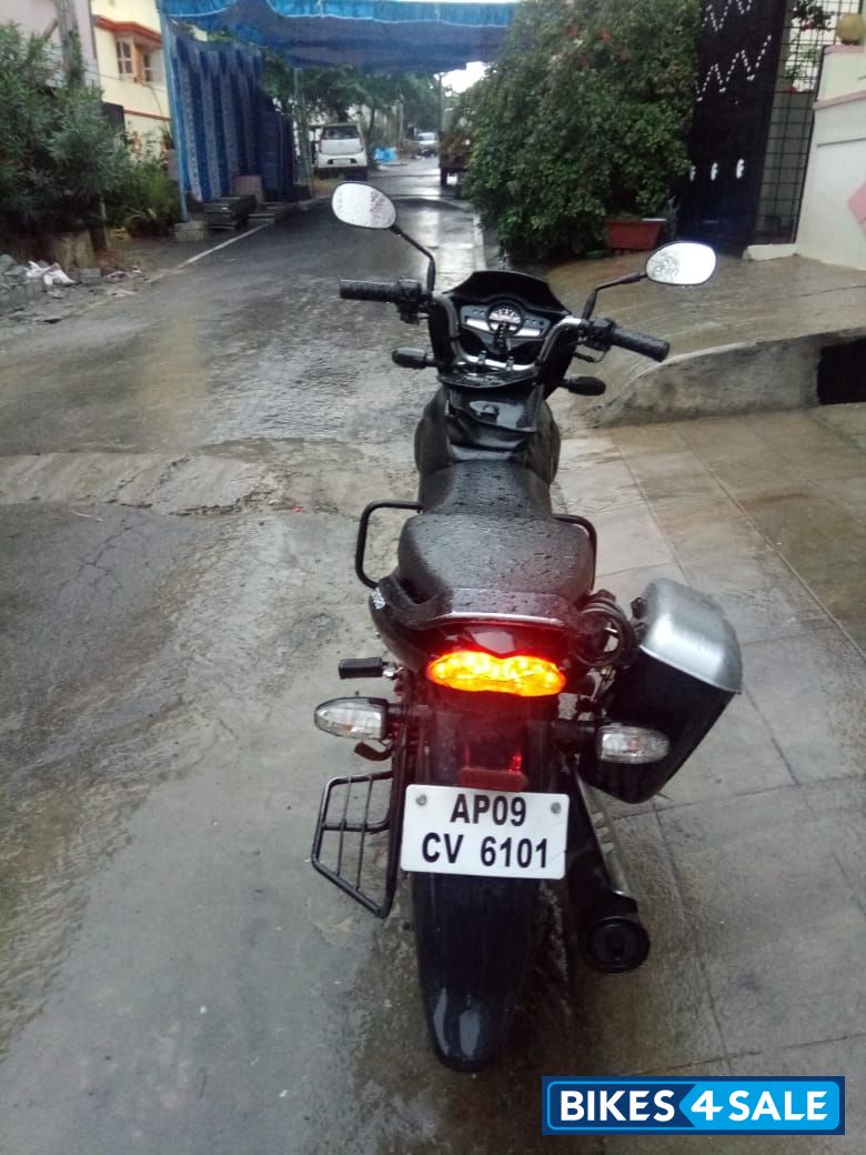 Black With Gold Ribs Mahindra Centuro