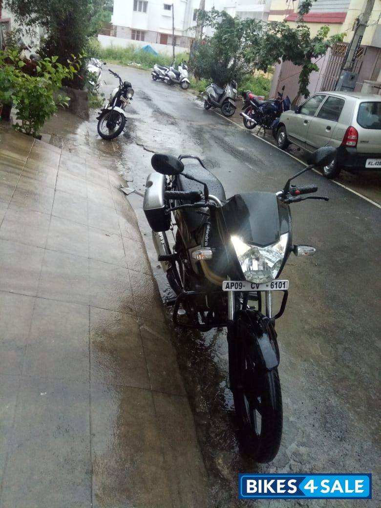 Black With Gold Ribs Mahindra Centuro