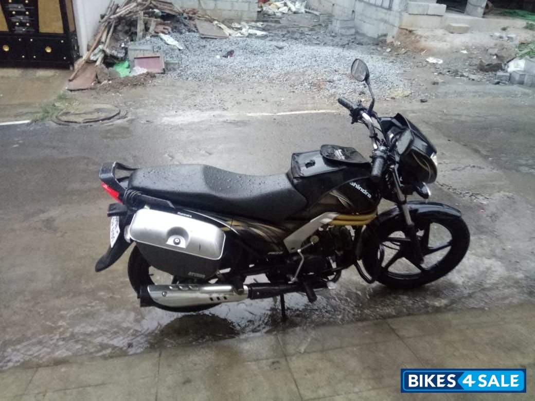 Black With Gold Ribs Mahindra Centuro