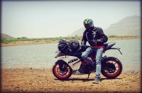 White And Orange KTM RC 390