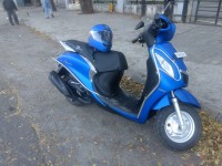 Matt Blue Yamaha Fascino