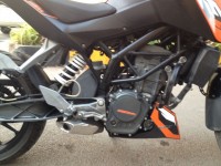 Orange KTM Duke 200
