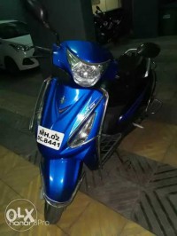 Blue Black Suzuki Swish