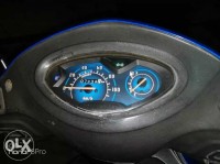 Blue Black Suzuki Swish