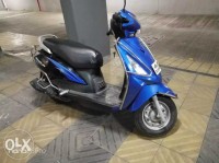 Blue Black Suzuki Swish