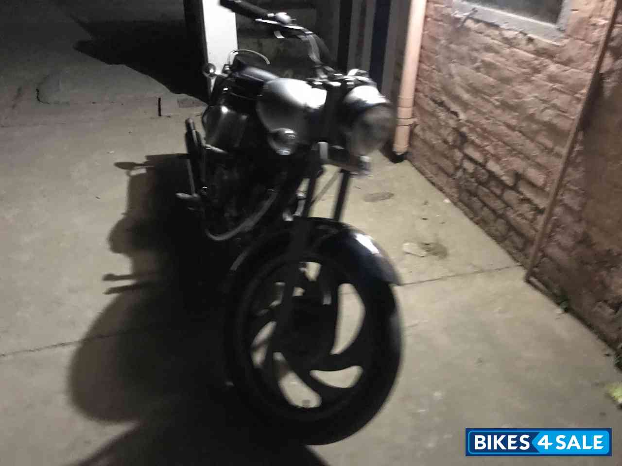 Silver Royal Enfield Bullet Electra