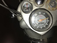 Silver Royal Enfield Bullet Electra