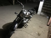 Silver Royal Enfield Bullet Electra