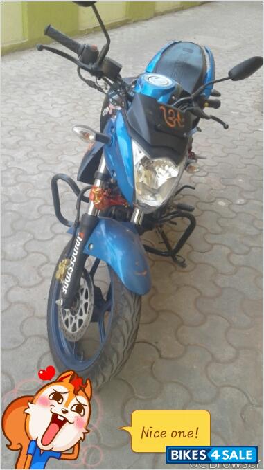 Blue Black Suzuki Gixxer 150