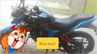 Blue Black Suzuki Gixxer 150