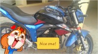 Blue Black Suzuki Gixxer 150