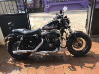 Black Harley Davidson XL 1200X Forty-Eight
