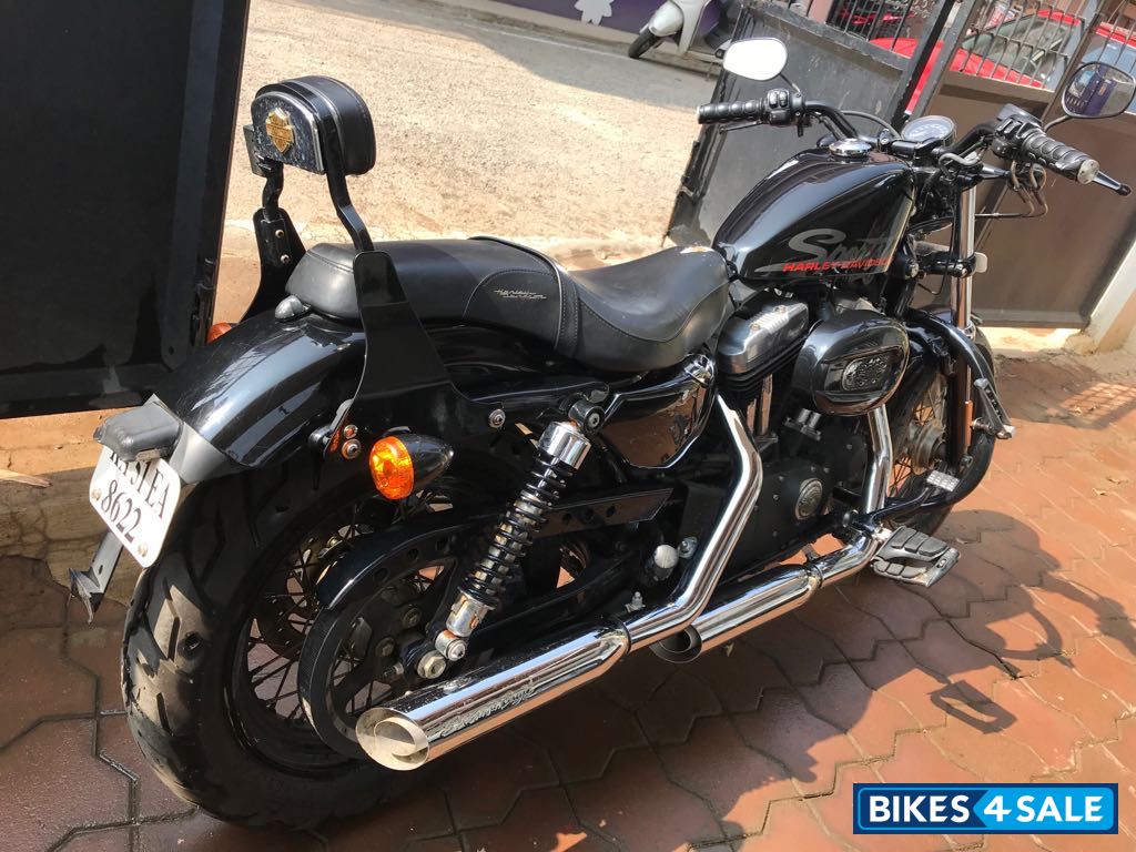 Black Harley Davidson XL 1200X Forty-Eight Black Harley Davidson XL 1200X Forty-Eight