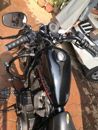 Black Harley Davidson XL 1200X Forty-Eight