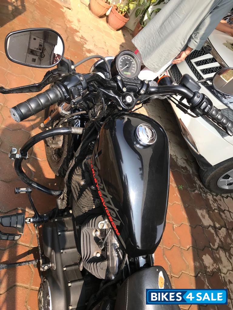 Black Harley Davidson XL 1200X Forty-Eight Black Harley Davidson XL 1200X Forty-Eight