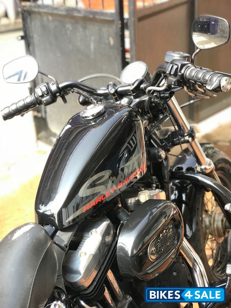 Black Harley Davidson XL 1200X Forty-Eight Black Harley Davidson XL 1200X Forty-Eight