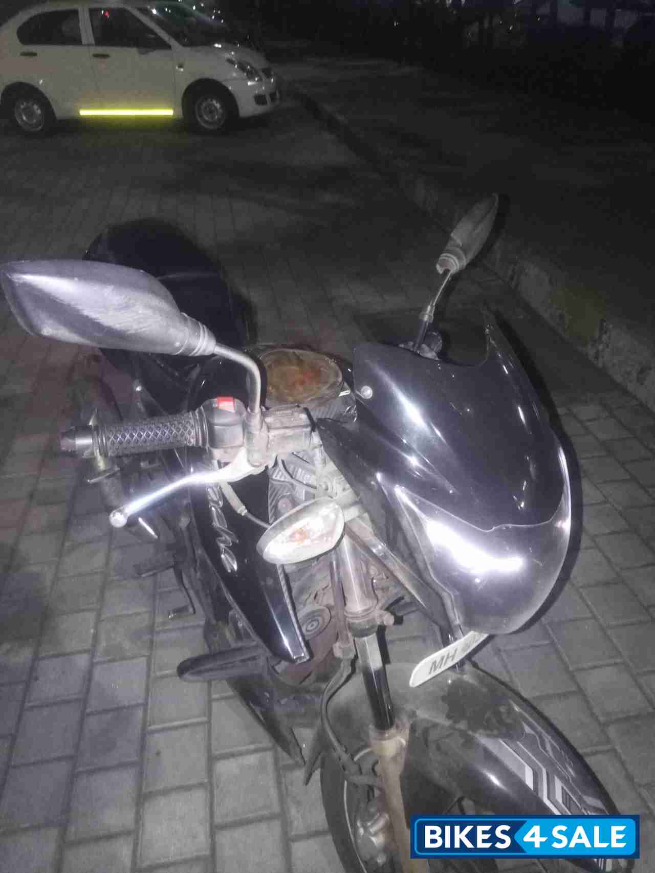 Black TVS Apache RTR 180 ABS