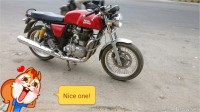 Red Royal Enfield Continental GT 535