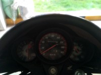 Black Honda CB Unicorn