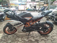 White And Orange KTM RC 390