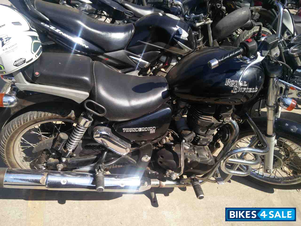 Tw Black Royal Enfield Thunderbird 350