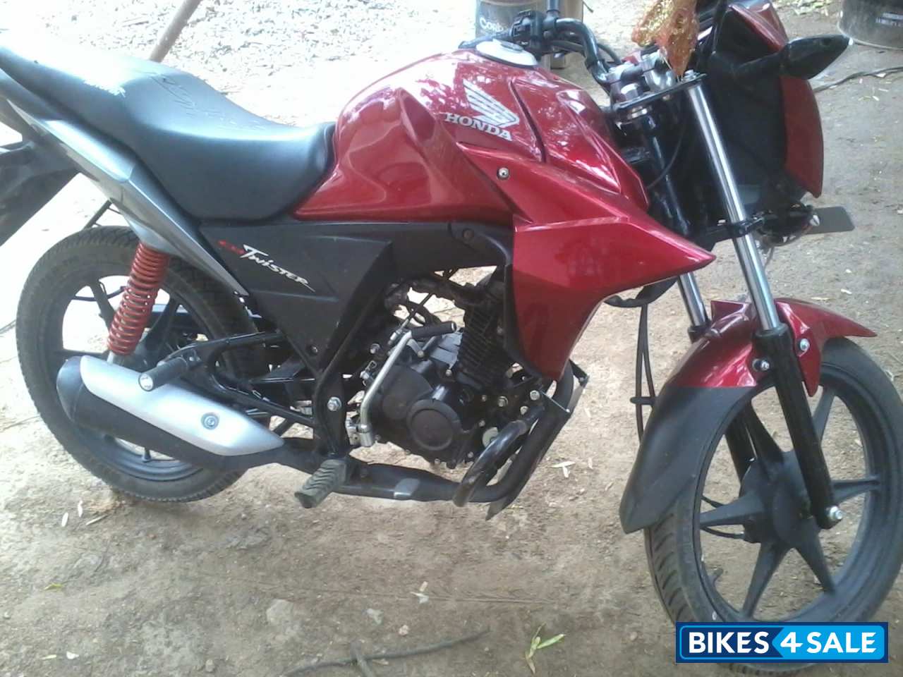 Red Honda CB Twister