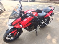 Red Bajaj Pulsar AS 200