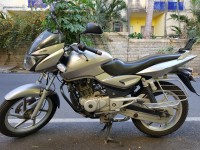 Golden Silver Bajaj Pulsar 150 DTSi
