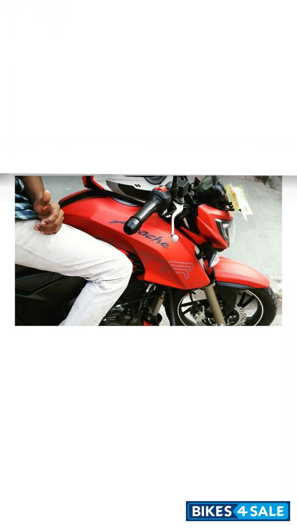 Matte Red TVS Apache RTR 200 4V