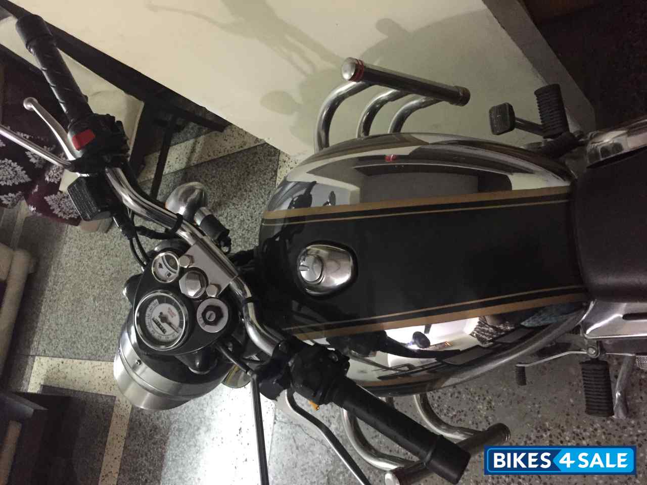 Silver Dark Green Royal Enfield Classic Chrome