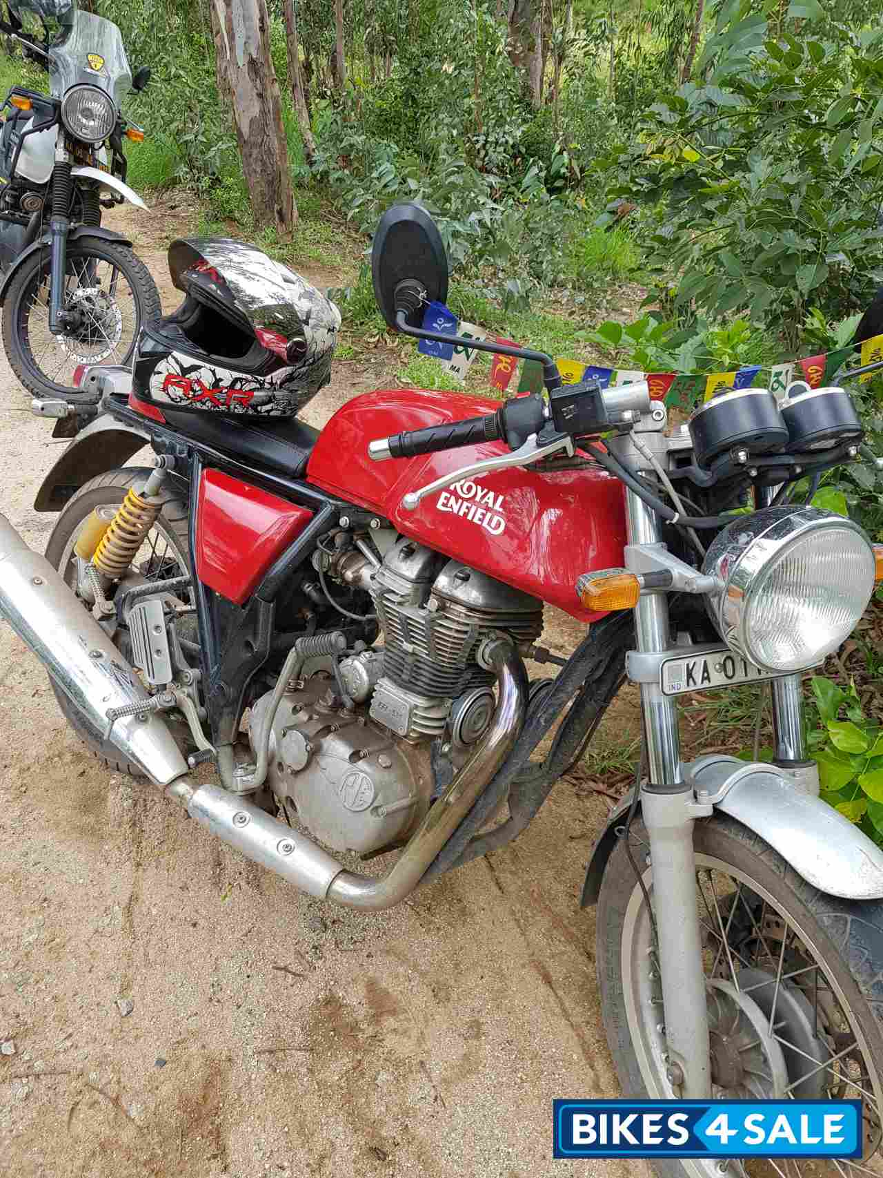 Red Royal Enfield Continental GT 535