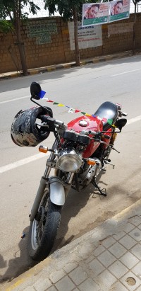 Red Royal Enfield Continental GT 535