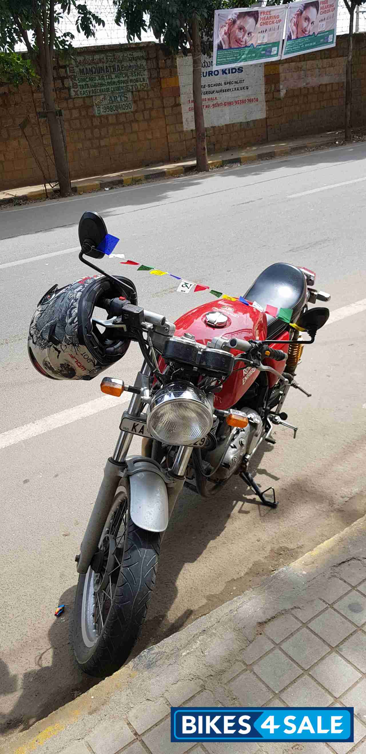 Red Royal Enfield Continental GT 535