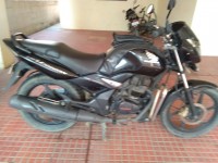 Black Honda CB Unicorn