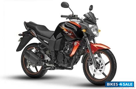 Black Orange Yamaha FZ-S