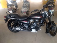 Matte Black Bajaj Avenger Street 220